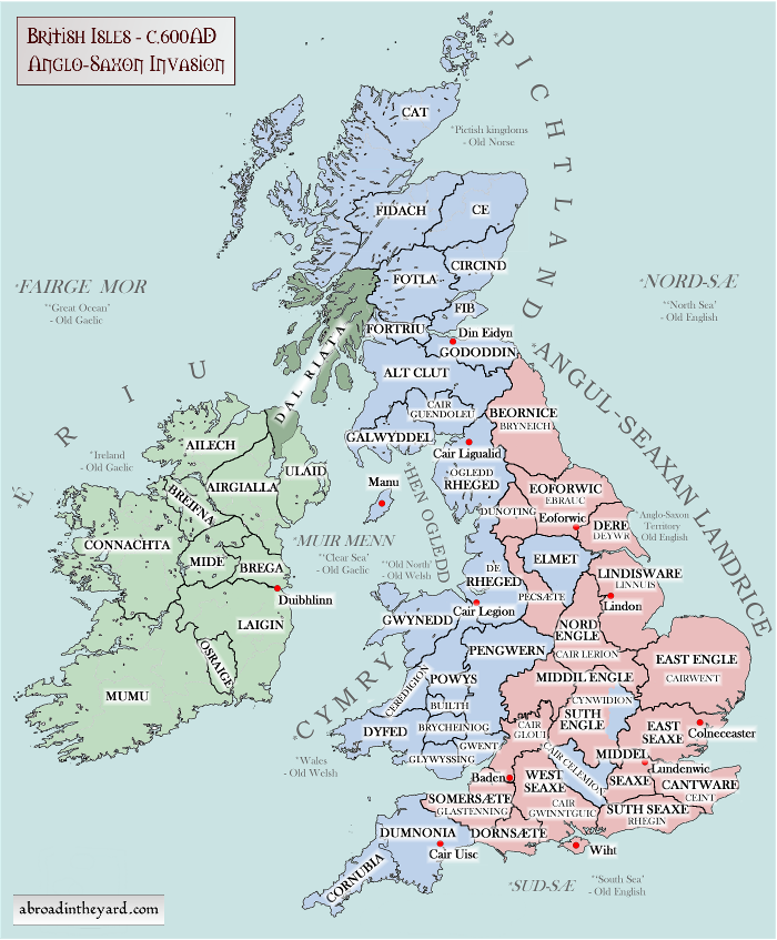 Britain in 600AD