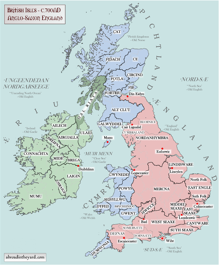 Britain in 700AD